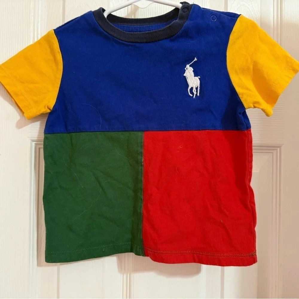 Ralph Lauren Colorblock Short Sleeve Tee